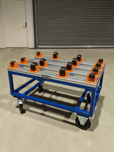 NDT-inspeksjonsbord med 3D-printede fiksturer